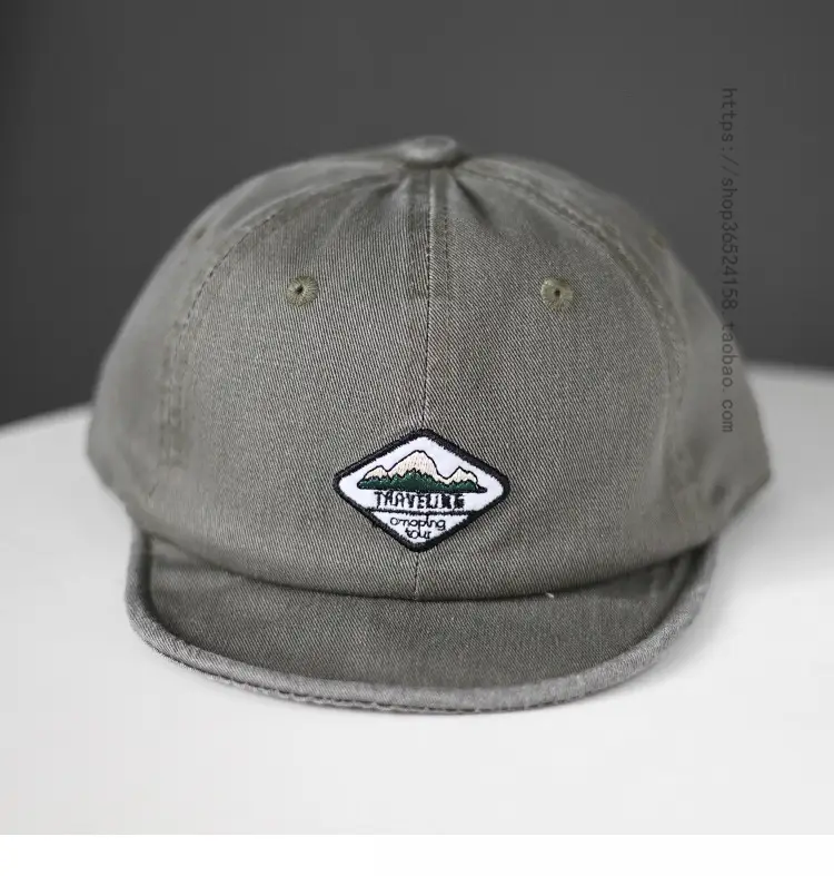 Japanese Trendy Short-Brim Cap Men Women Retro Hip Hop Baseball Cap — feature 8