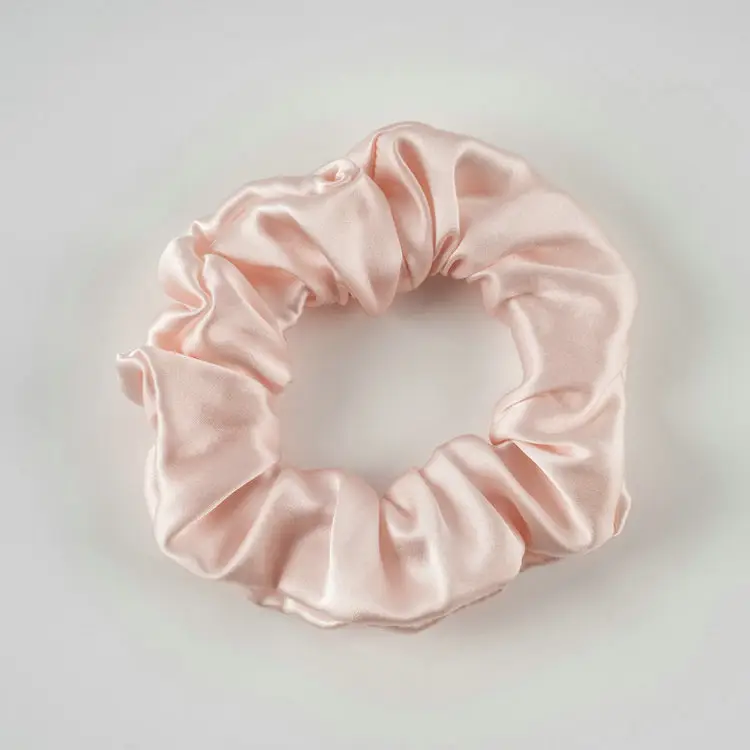 New Silk Hair Ties, Silver, High Elasticity, Holiday Gift