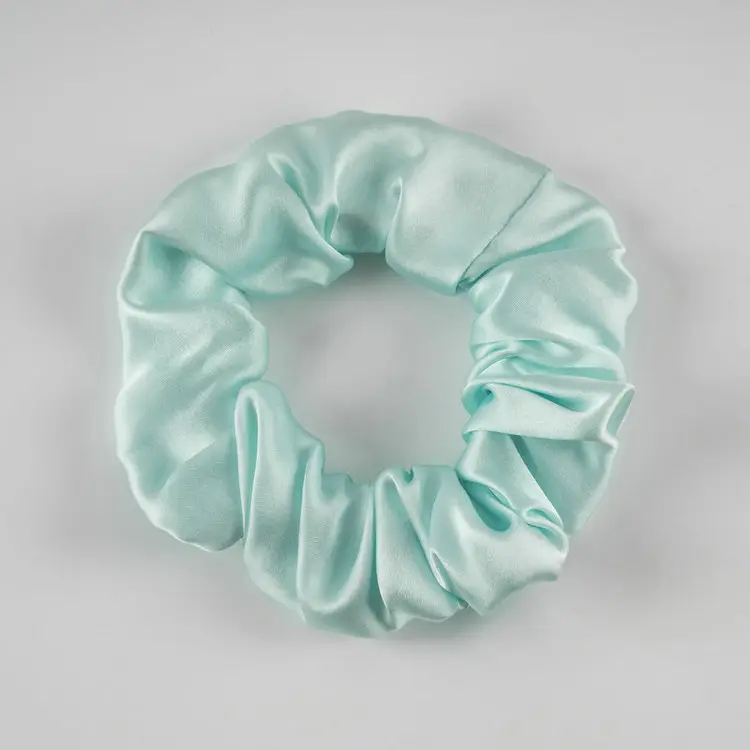 New Silk Hair Ties, Silver, High Elasticity, Holiday Gift