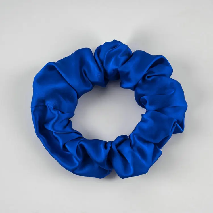 New Silk Hair Ties, Silver, High Elasticity, Holiday Gift