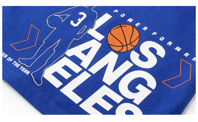 Black Basketball Print Boys T-Shirt Size 33 — feature 46