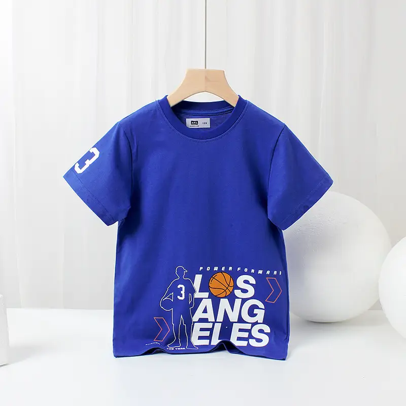 Black Basketball Print Boys T-Shirt Size 33 - Image 3