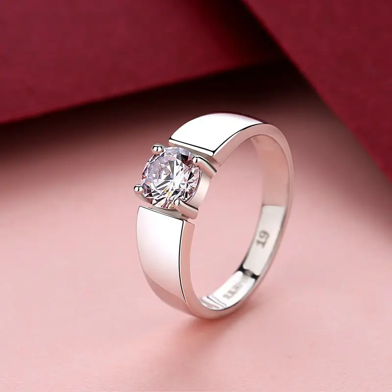 Clearance Genuine Moissanite Diamond Ring for Men Women - Image 27