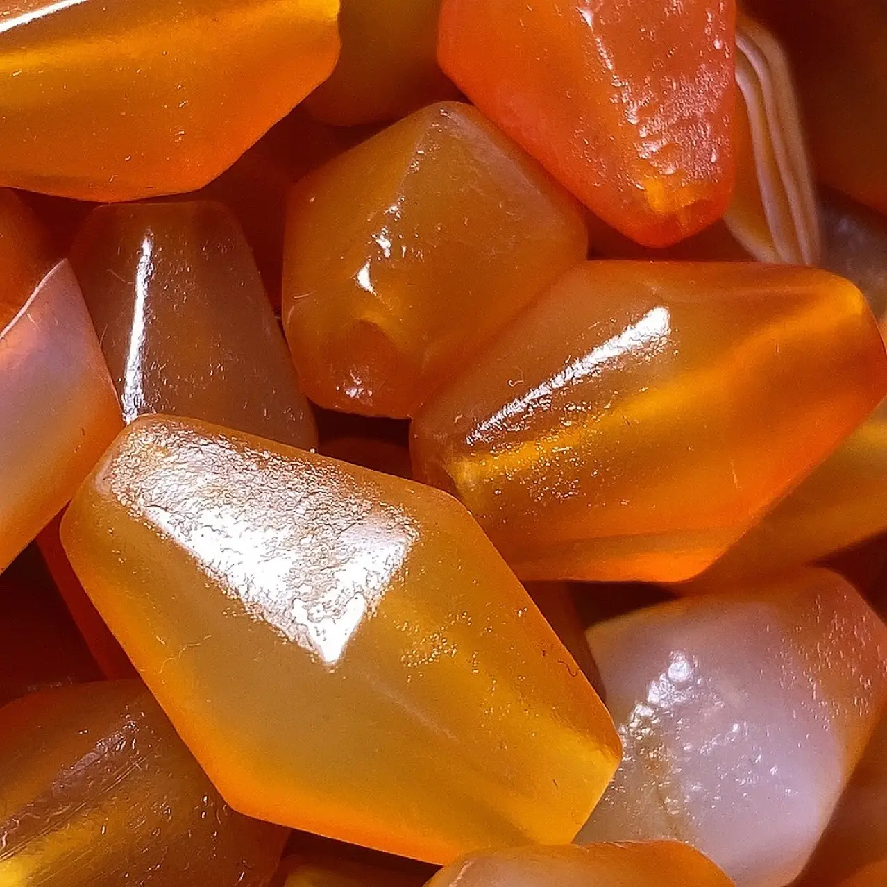 Natural Red Agate Vintage Beads for DIY & Craft - Image 2
