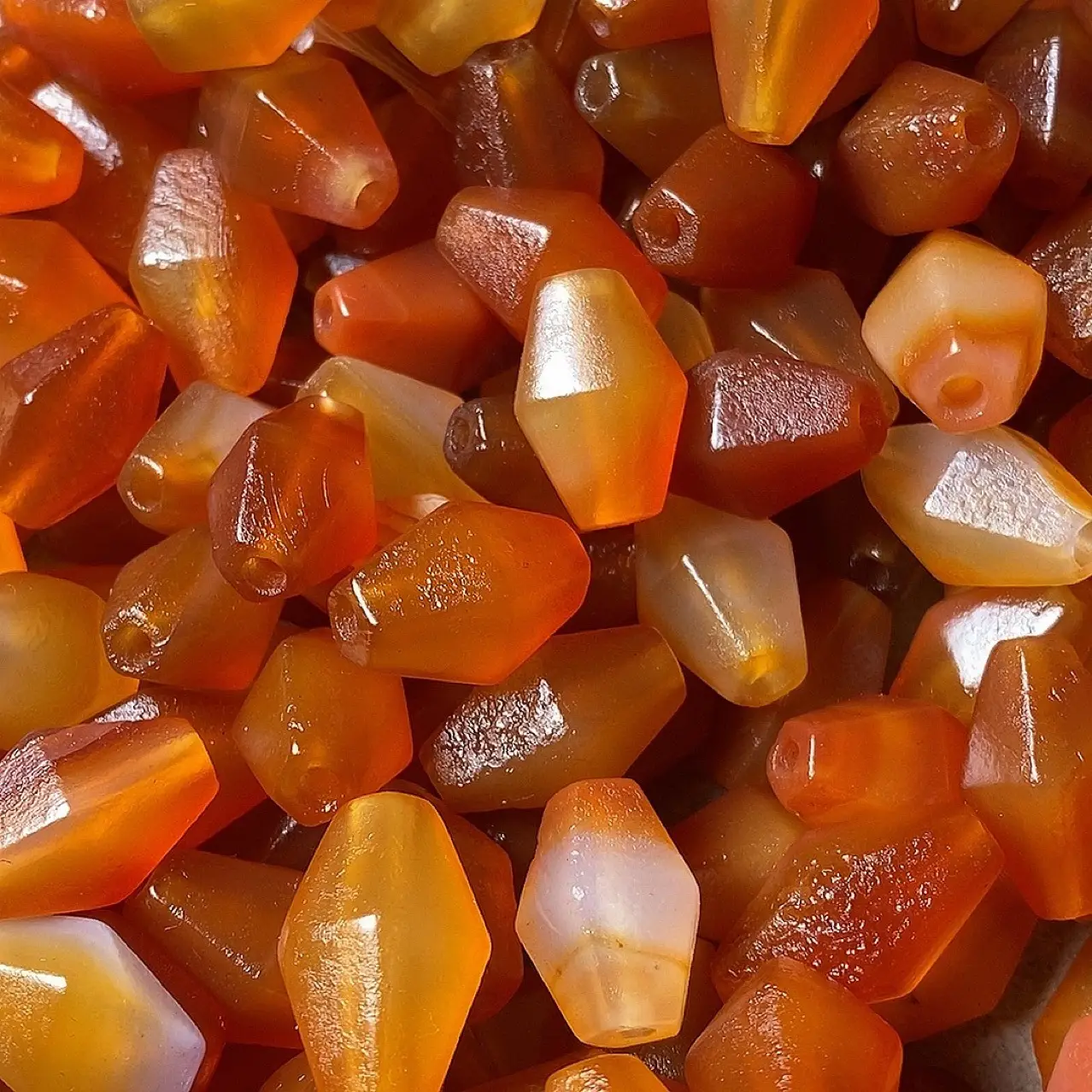 Natural Red Agate Vintage Beads for DIY & Craft - Image 3