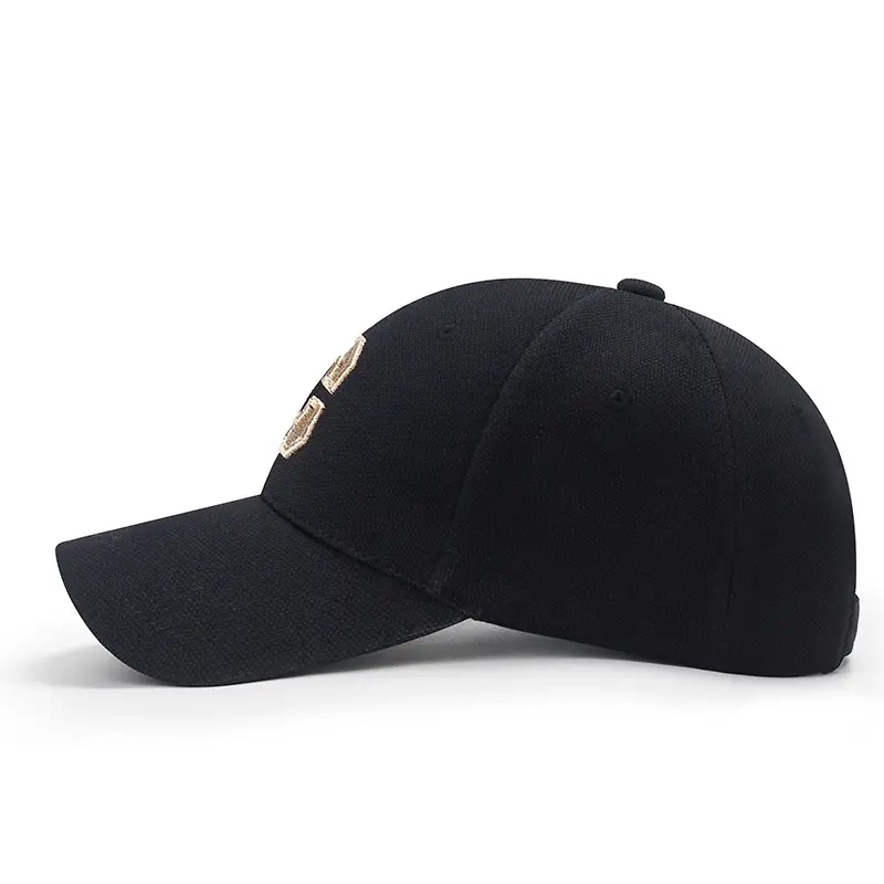 Men's White Gold C Embroidered Cap - Image 9
