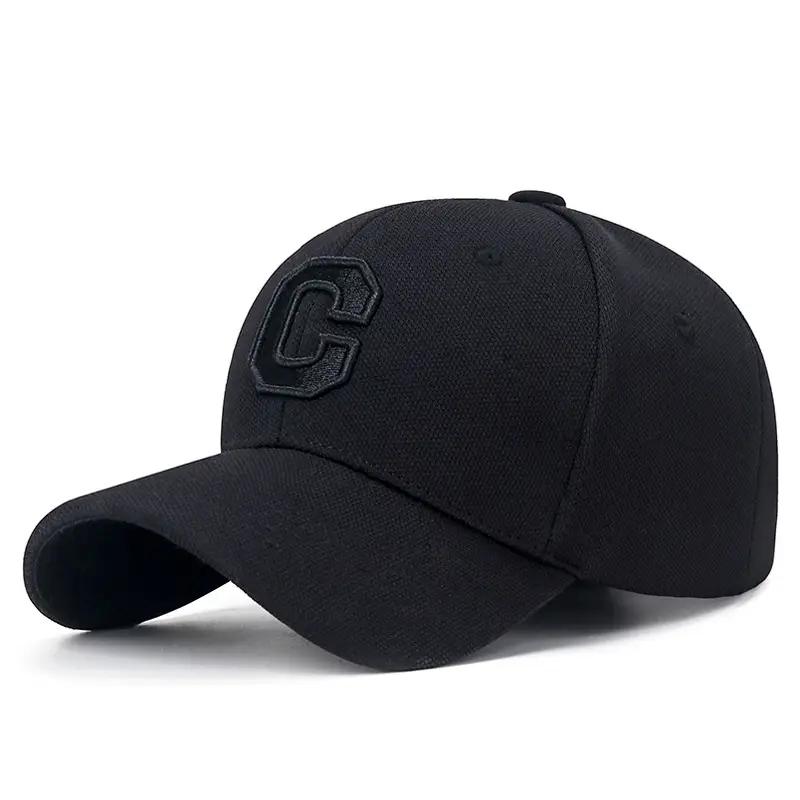 Men's White Gold C Embroidered Cap - Image 2