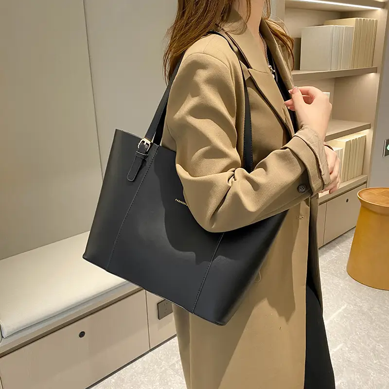 New Korean Style Colorblock Tote Bag for Women