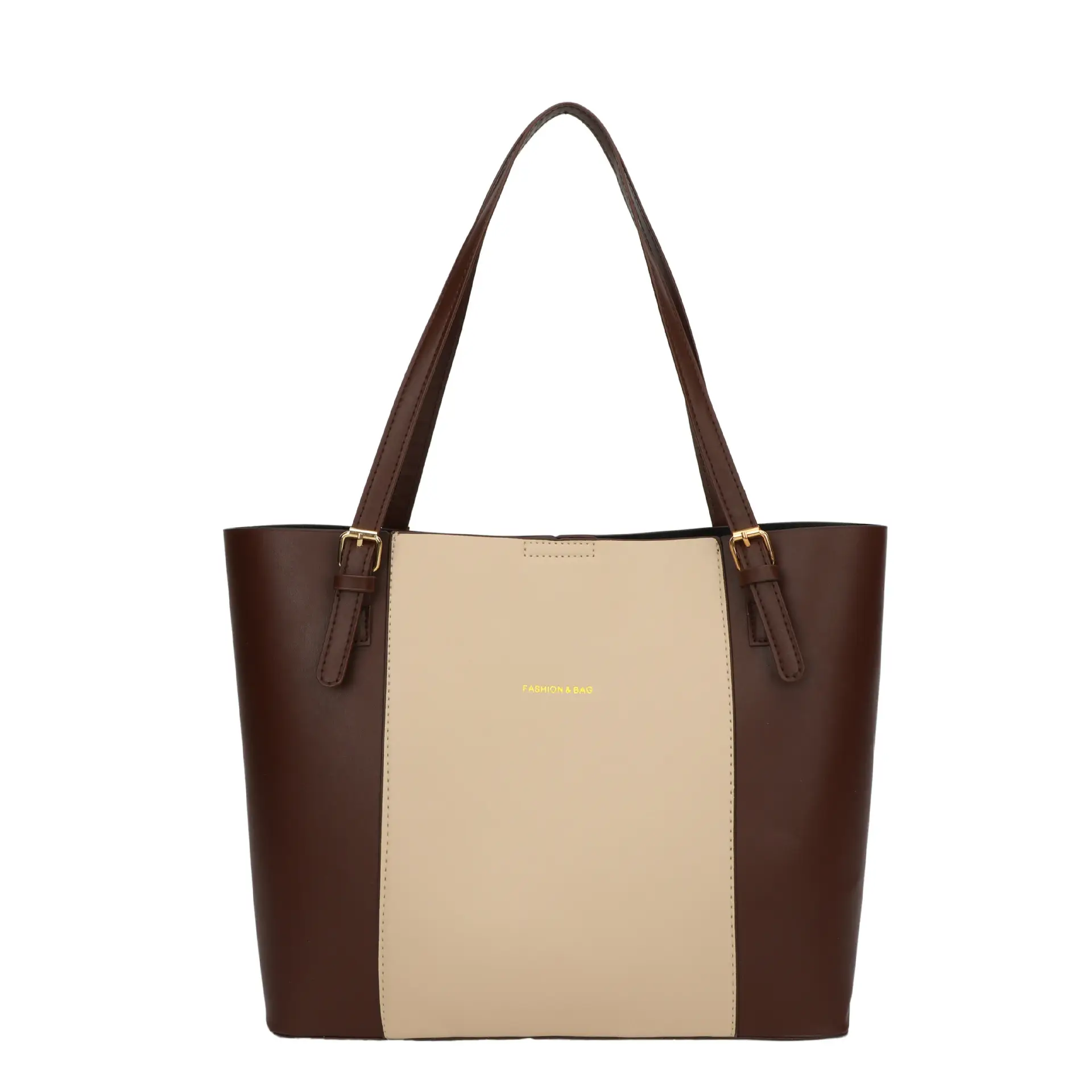 New Korean Style Colorblock Tote Bag for Women