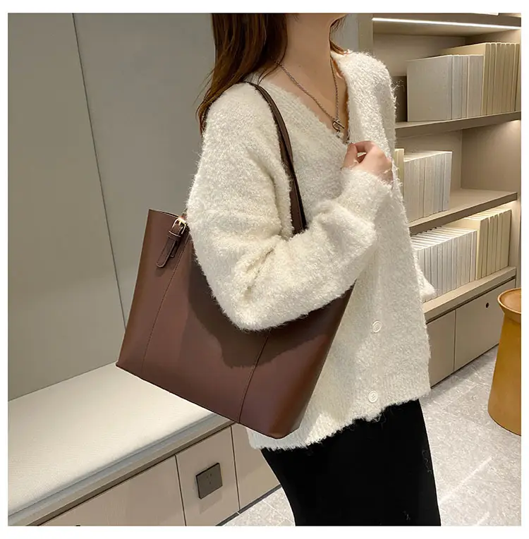 New Korean Style Colorblock Tote Bag for Women — feature 13