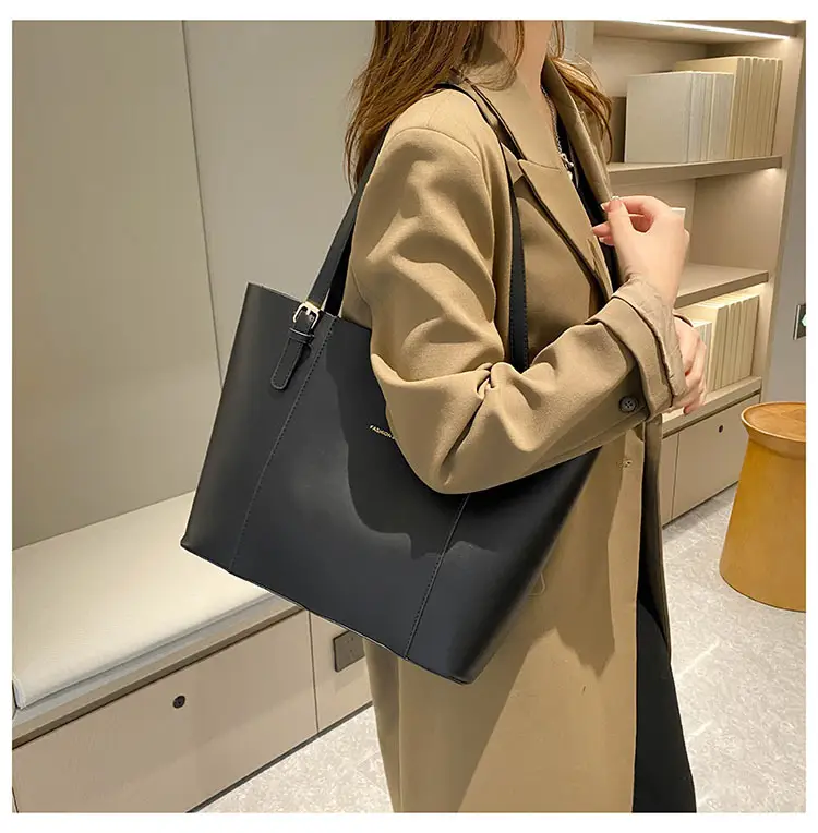 New Korean Style Colorblock Tote Bag for Women — feature 15