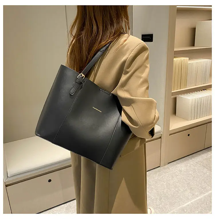 New Korean Style Colorblock Tote Bag for Women — feature 16