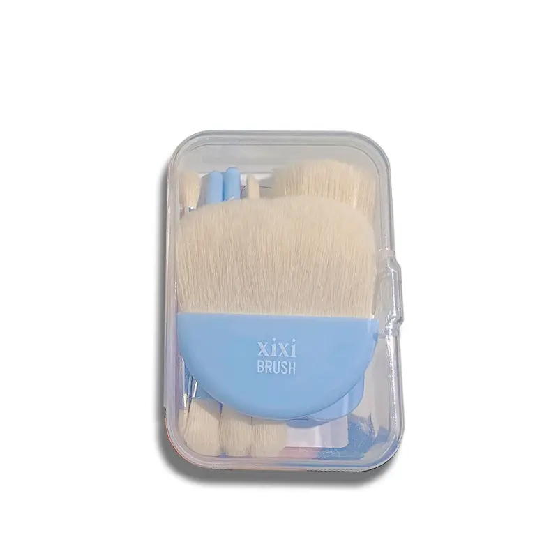 Xixi Mini Makeup Brush Set 6 Pcs Animal Hair Eye Shadow Blush Brush - Image 7