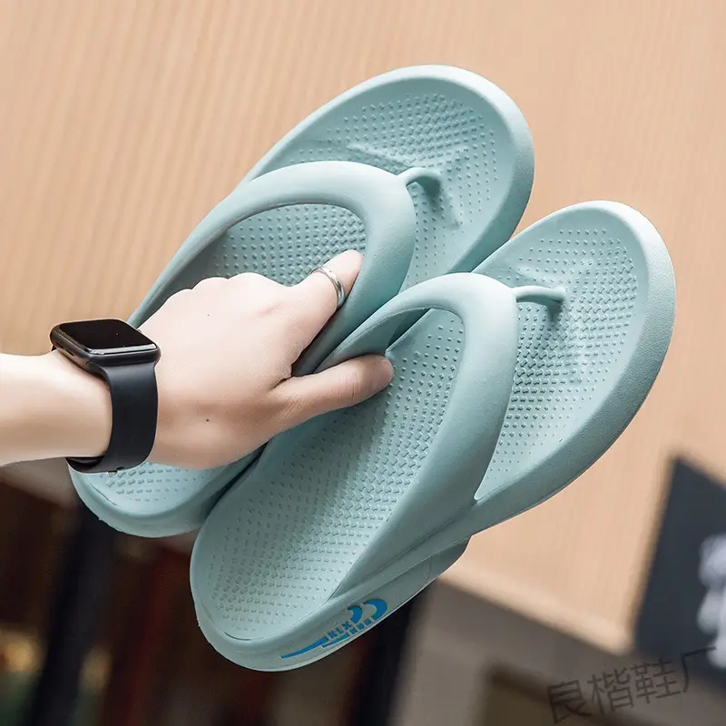 Men Korean Style Anti-Slip Flip Flops Mint Green