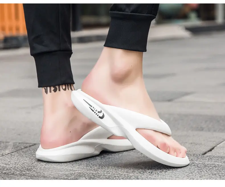 Men Korean Style Anti-Slip Flip Flops Mint Green — feature 13