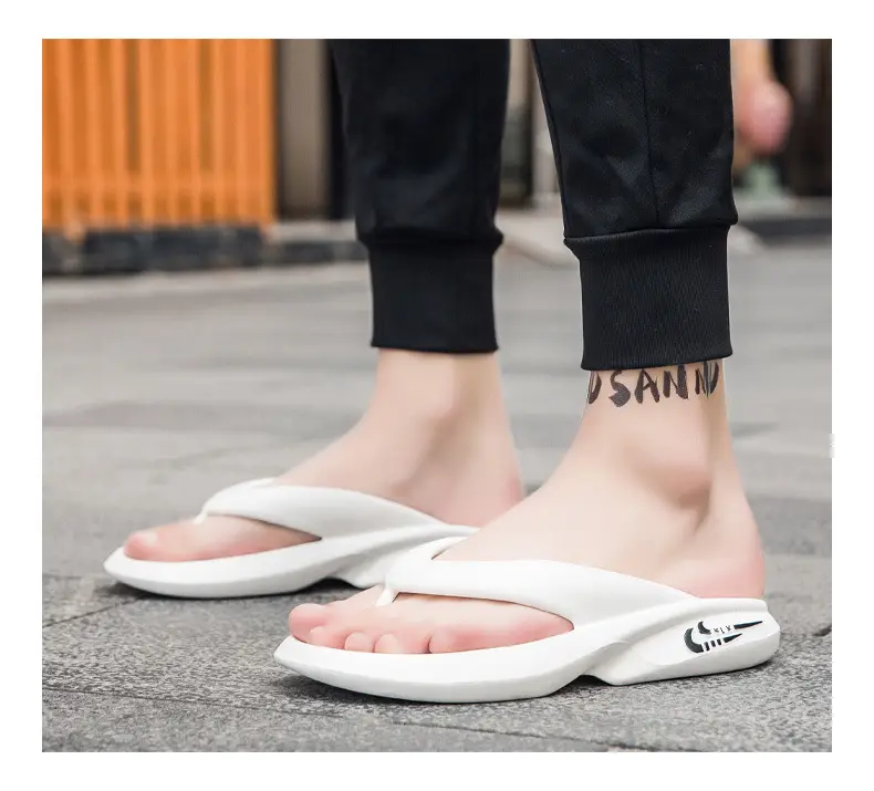 Men Korean Style Anti-Slip Flip Flops Mint Green — feature 16