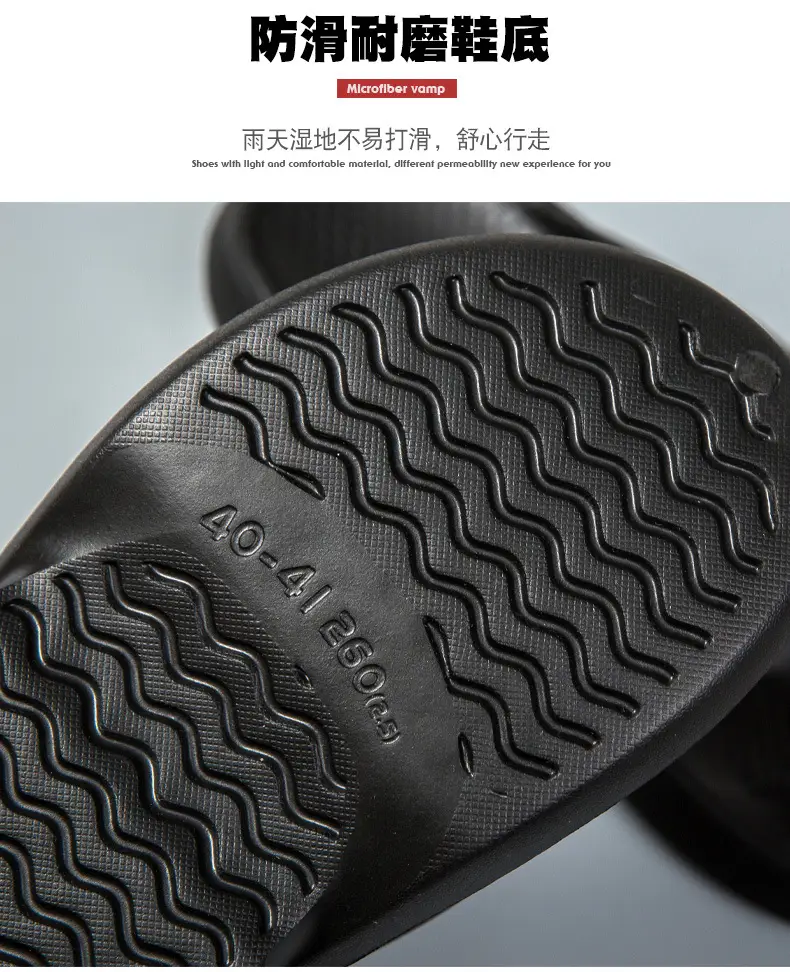 Men Korean Style Anti-Slip Flip Flops Mint Green — feature 7