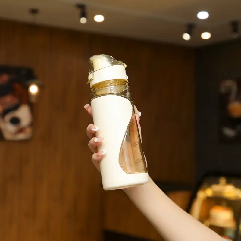 Double-Layer Plastic Tumbler Cups for Summer Water Bottles - Image 2