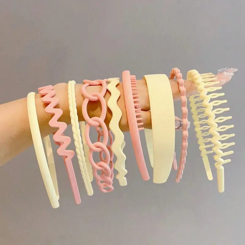 Rice white pink 9 piece set