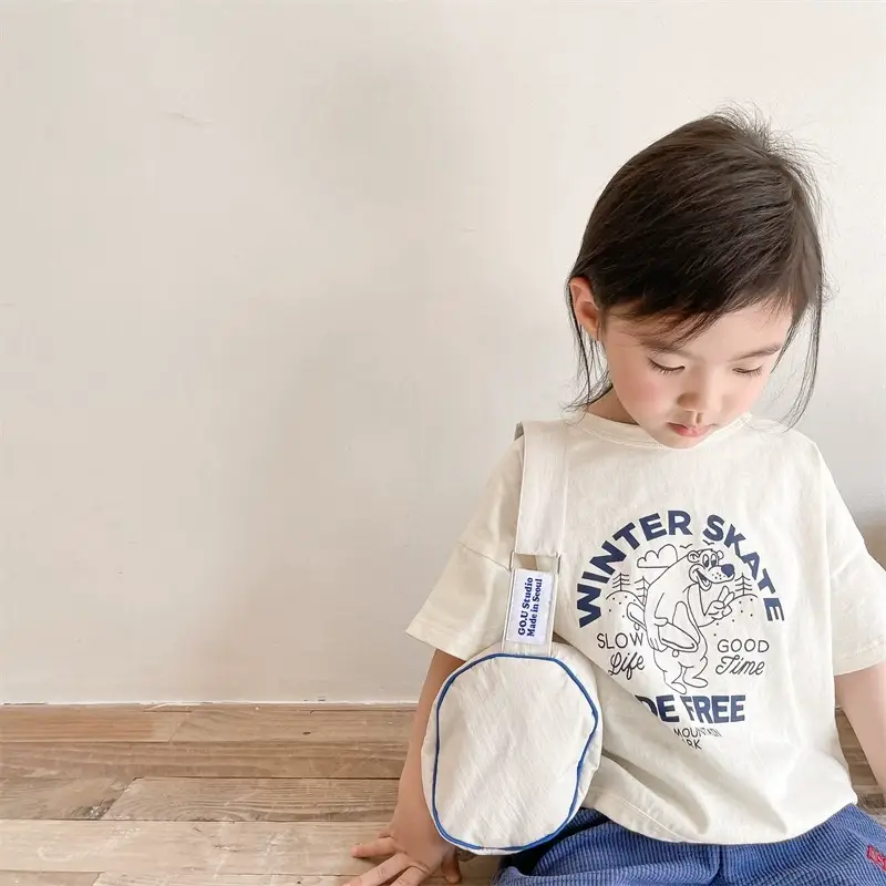 2024 Winter Skate New Kids T-Shirt Cream South Korea — feature 8