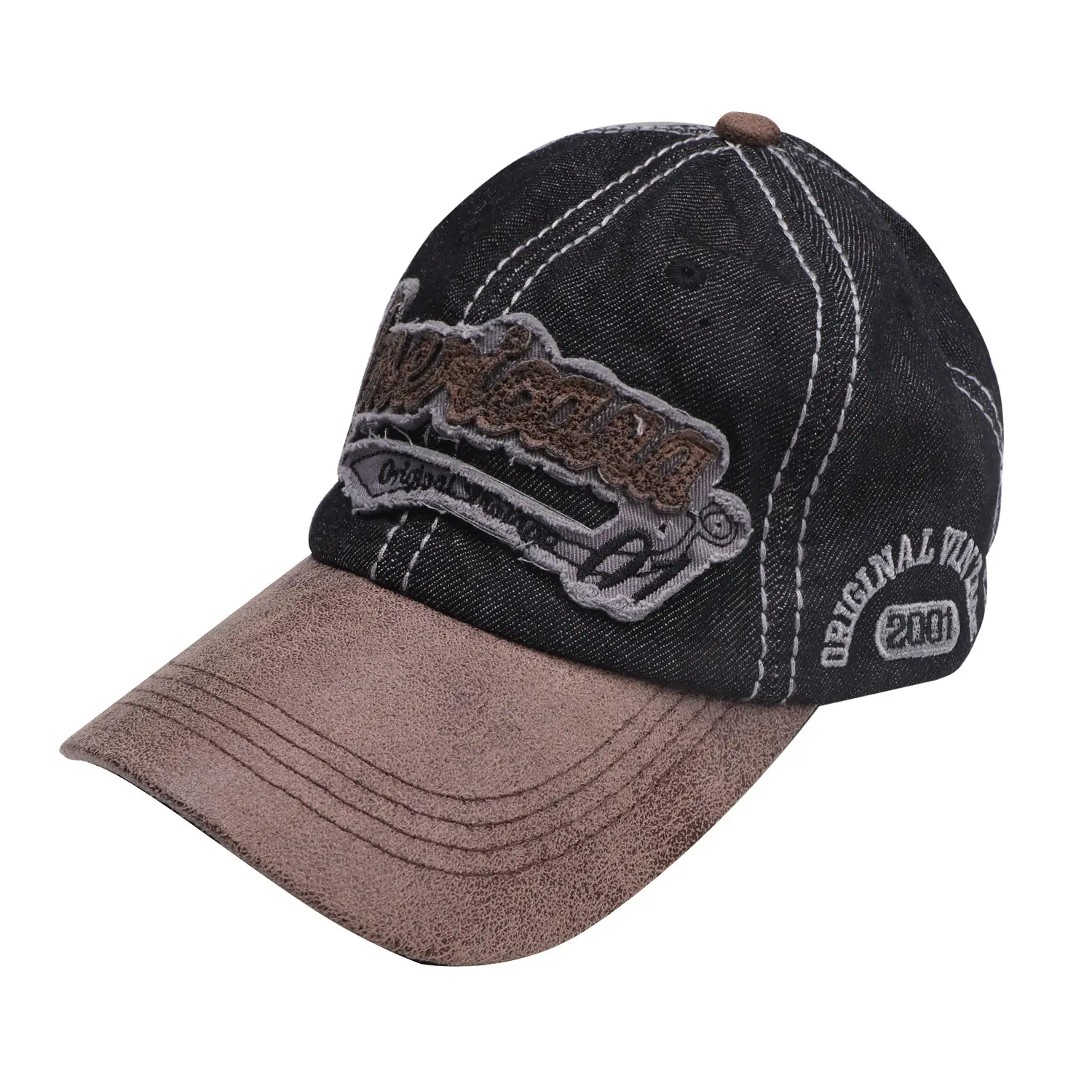 American Retro Baseball Cap Curved Beige Sunshade Hat - Image 6
