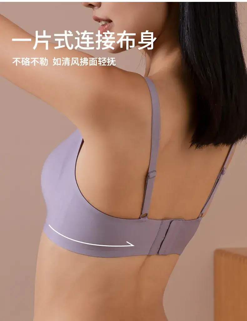 French Lace Push Up Bra Blue Soft Support — feature 12