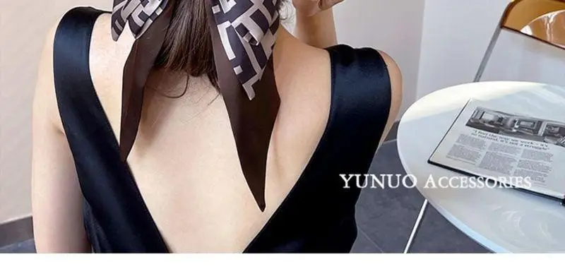 Black Patterned Low Ponytail Hair Band for Women — feature 5