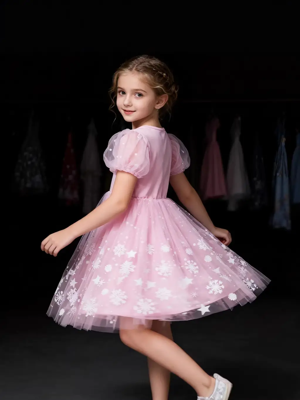 Elsa Princess Dress for Girls, Children's Day Performance Costume, Frozen Elsa Dress, Factory Direct Wholesale - Image 9