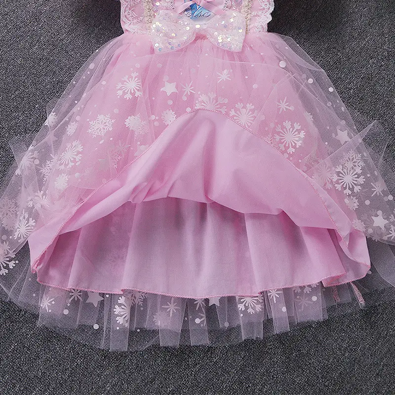 Elsa Princess Dress for Girls, Children's Day Performance Costume, Frozen Elsa Dress, Factory Direct Wholesale — feature 16