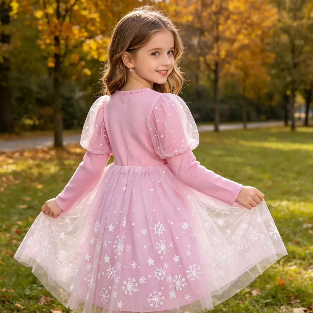 Elsa Princess Dress for Girls, Children's Day Performance Costume, Frozen Elsa Dress, Factory Direct Wholesale — feature 26