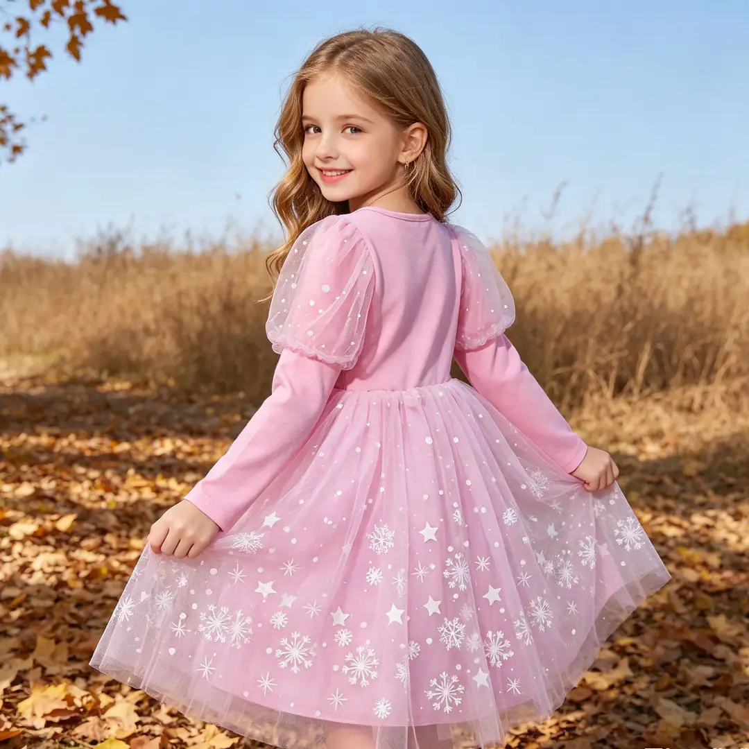 Elsa Princess Dress for Girls, Children's Day Performance Costume, Frozen Elsa Dress, Factory Direct Wholesale — feature 28