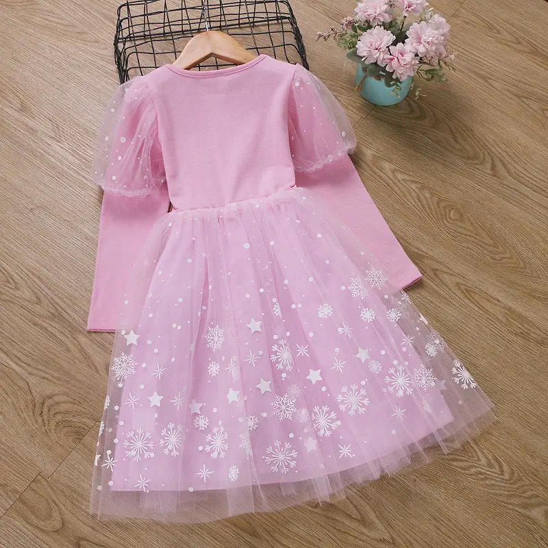 Elsa Princess Dress for Girls, Children's Day Performance Costume, Frozen Elsa Dress, Factory Direct Wholesale — feature 42