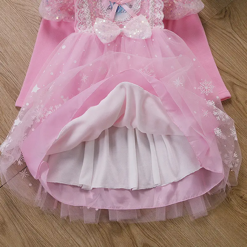 Elsa Princess Dress for Girls, Children's Day Performance Costume, Frozen Elsa Dress, Factory Direct Wholesale — feature 46