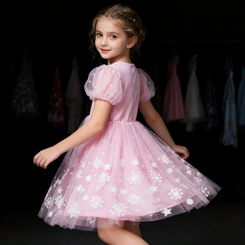 Elsa Princess Dress for Girls, Children's Day Performance Costume, Frozen Elsa Dress, Factory Direct Wholesale — feature 5
