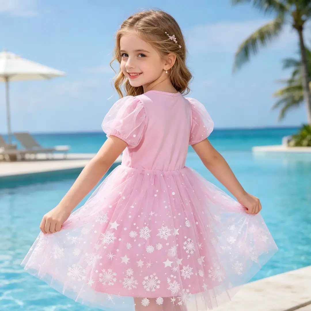 Elsa Princess Dress for Girls, Children's Day Performance Costume, Frozen Elsa Dress, Factory Direct Wholesale — feature 6