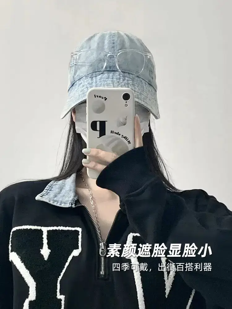 Women's Duck Tongue Sun Hat with Big Head Cover - Image 6