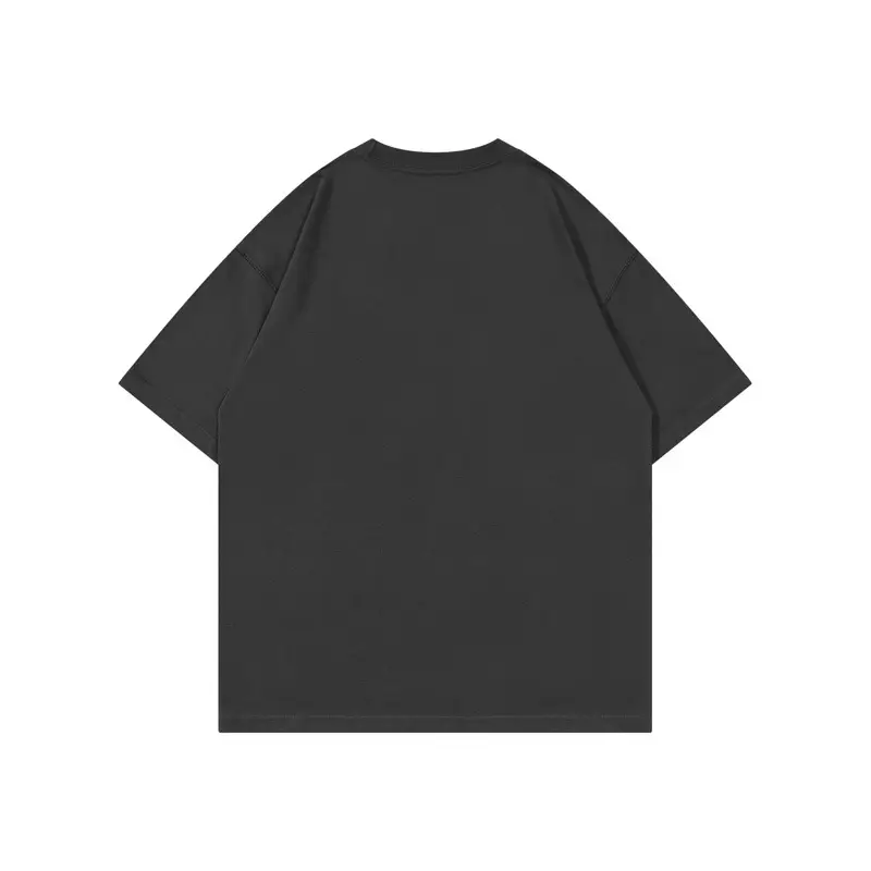 Dengjue Men Navy Cotton T-Shirt 210g Loose Drop Shoulder - Image 12