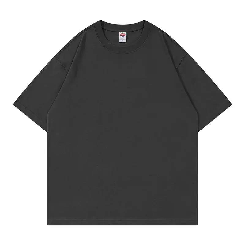 Dengjue Men Navy Cotton T-Shirt 210g Loose Drop Shoulder - Image 6