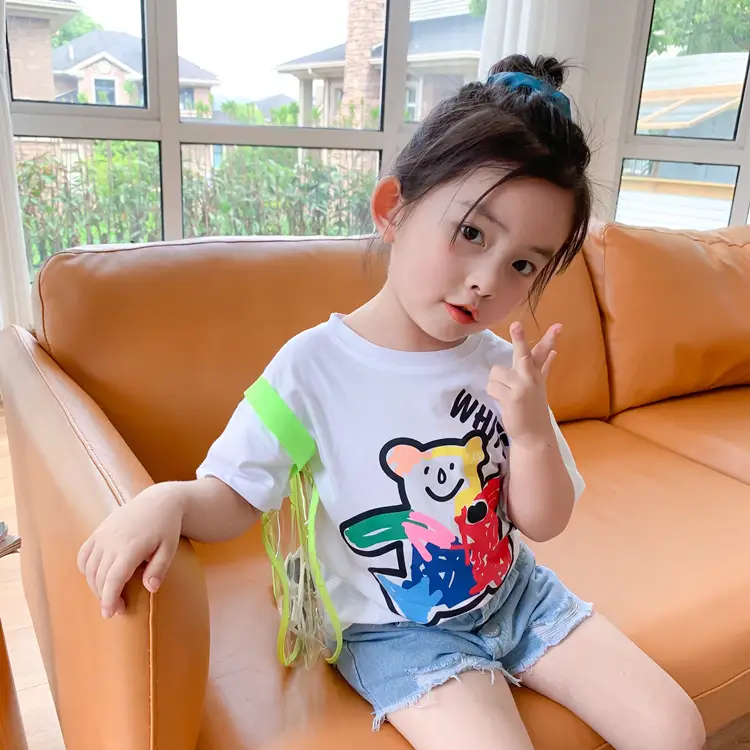100 Cotton Cartoon T-Shirt for Boys Girls Medium Large - Image 4