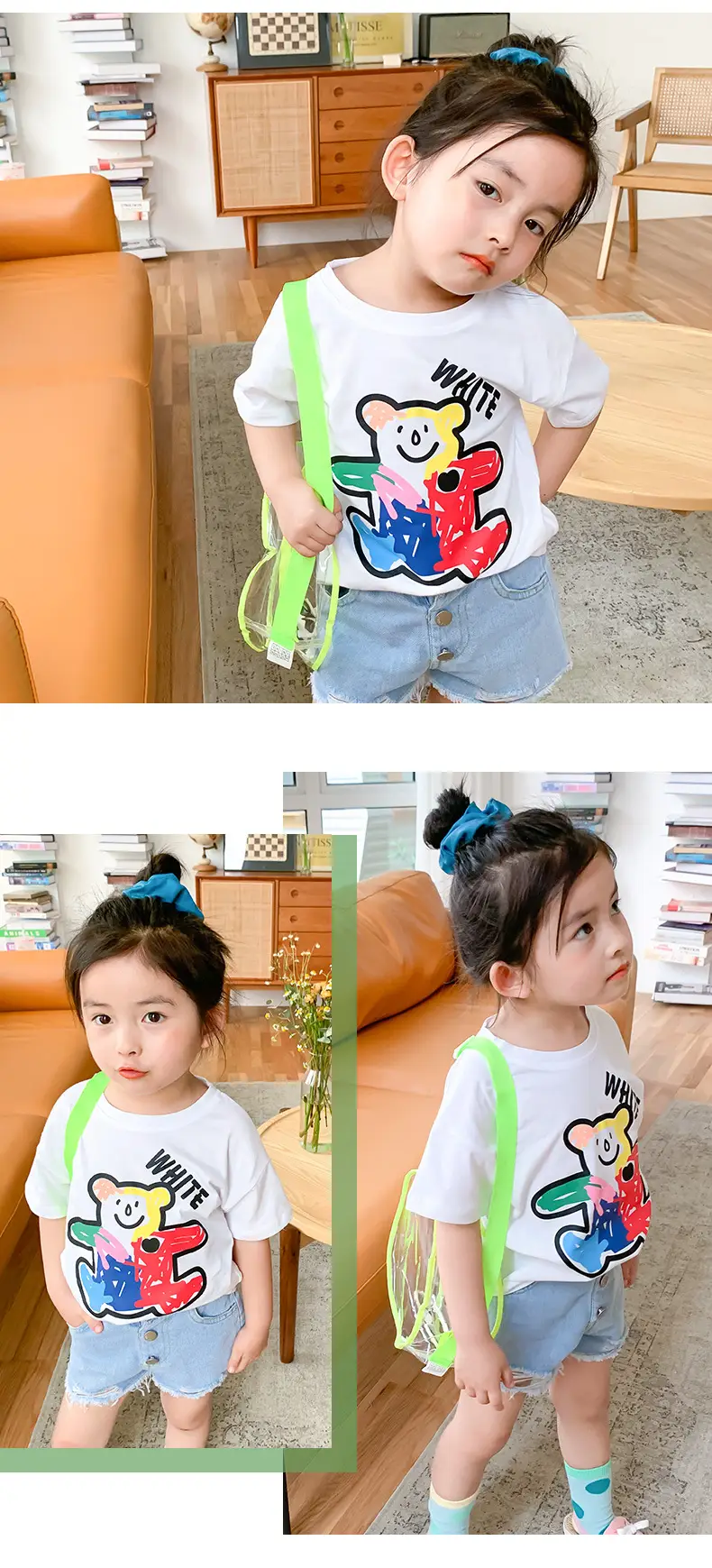 100 Cotton Cartoon T-Shirt for Boys Girls Medium Large — feature 10
