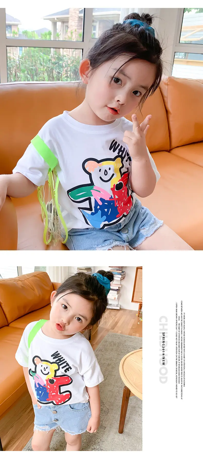 100 Cotton Cartoon T-Shirt for Boys Girls Medium Large — feature 9