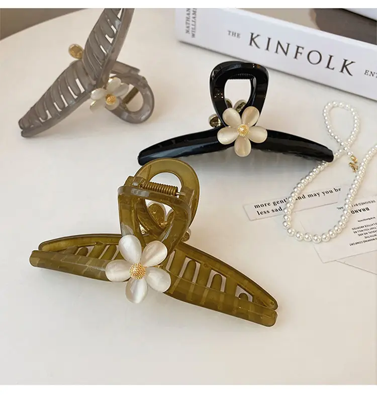 Advanced Sense Flower Hairpin Women's Head Refined Grab Shark Clip — feature 16