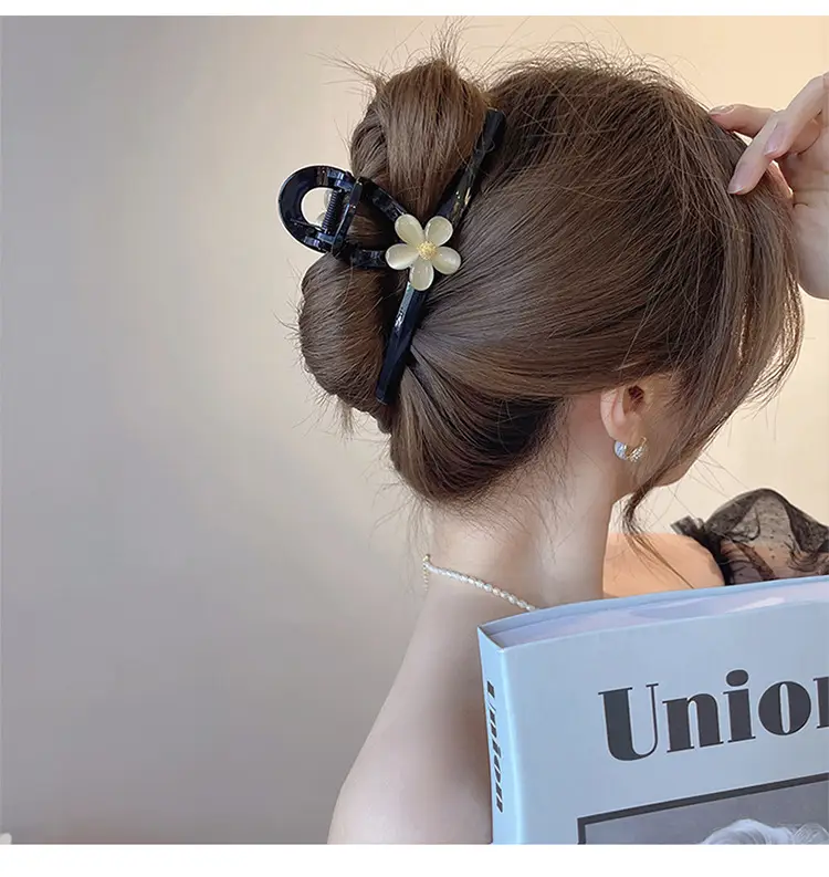Advanced Sense Flower Hairpin Women's Head Refined Grab Shark Clip — feature 24