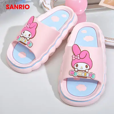 Hello Kitty Children Slippers Summer Cute Cartoon Girls Princess Indoor Home Girls Soft Bottom Non-slip Beach Shoes — feature 10