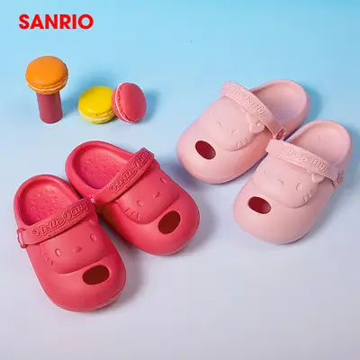 Hello Kitty Children Slippers Summer Cute Cartoon Girls Princess Indoor Home Girls Soft Bottom Non-slip Beach Shoes — feature 4