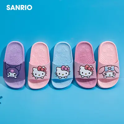 Hello Kitty Children Slippers Summer Cute Cartoon Girls Princess Indoor Home Girls Soft Bottom Non-slip Beach Shoes — feature 7