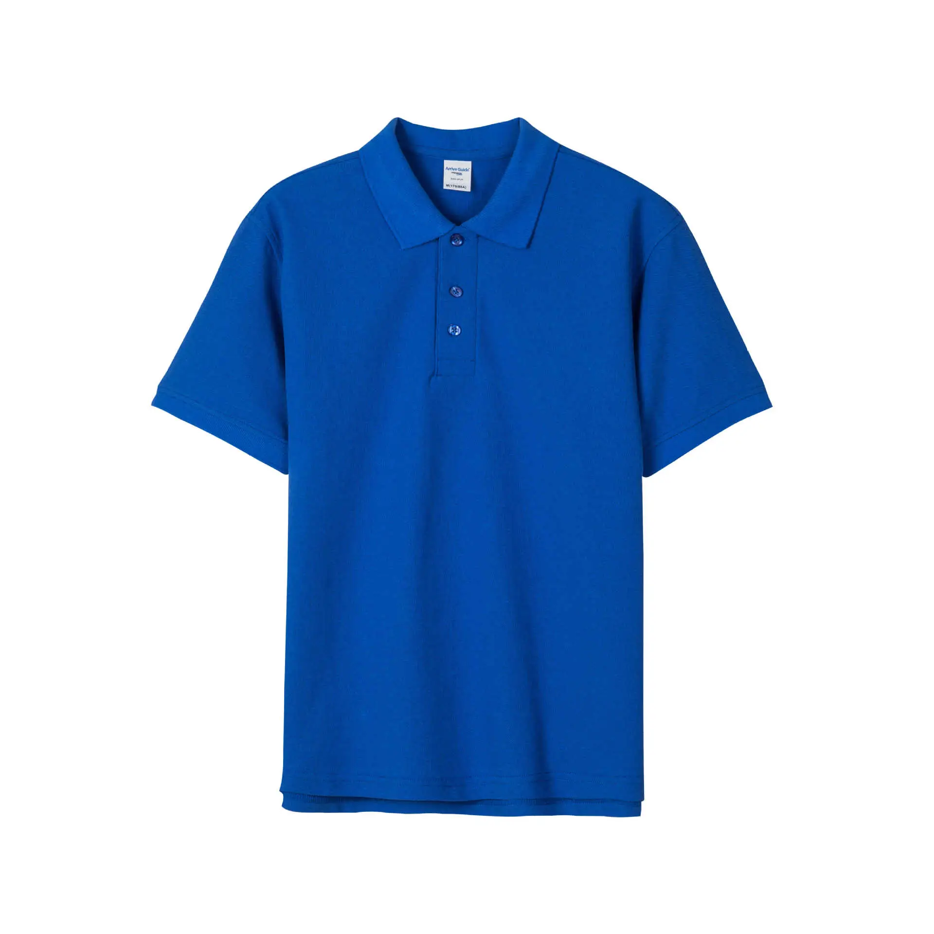 New Ag230G Cotton Polo Pique Lapel Shirt Black
