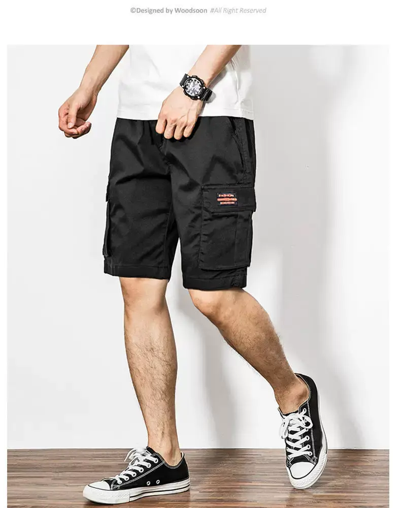 Men's Beige Cargo Pants Casual Winter Loose Fit — feature 13