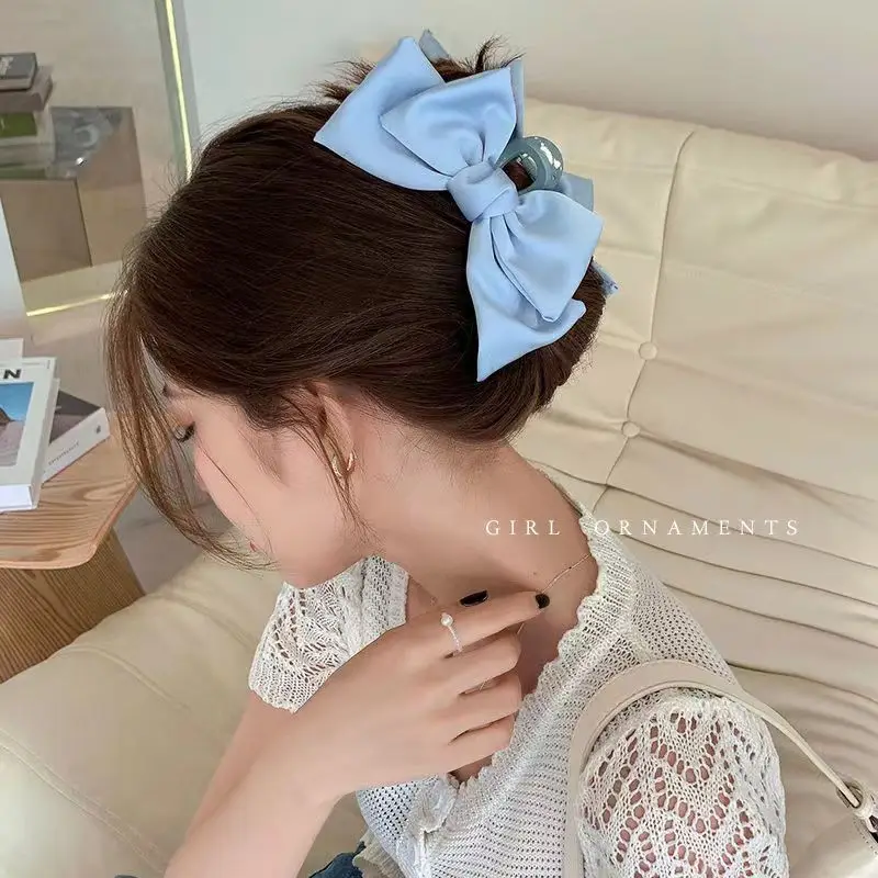 Elegant Pink Bow Hairpin for Women — feature 6