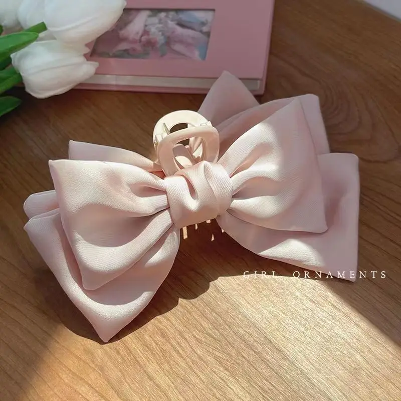 Pink Double-sided Bow Clamp